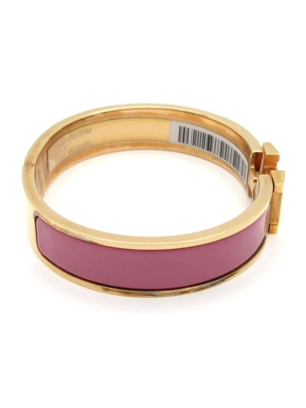 Hermes Bangle Clic Pink Gold Bracelet